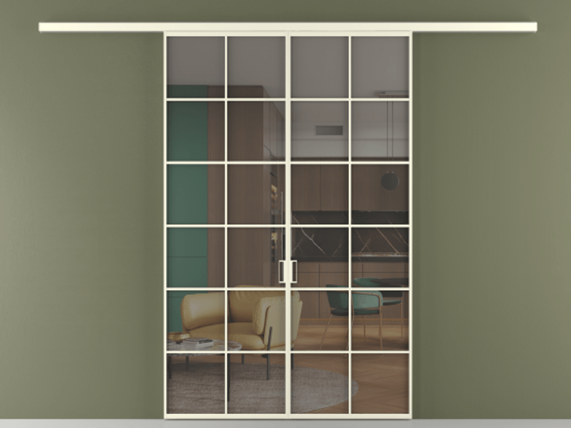 Перегородка Formato вдоль стены 2 створки АЛПР 040.05 Алюминий молочно-белый Прозрачное серое стекло, триплекс. Цена 248600 ₽ 1. Полотно 2 шт. (800/2100 мм)
2. Комплект установки раздвижной системы
3. Базовый комплект фурнитуры
4.Ручка RONDO
. Фабрика дверей Волховец 8 (800) 551 43 19 Перегородка Formato вдоль стены 2 створки АЛПР 040.05 Алюминий молочно-белый Прозрачное серое стекло, триплекс Цена 248600 ₽ | Volhovec