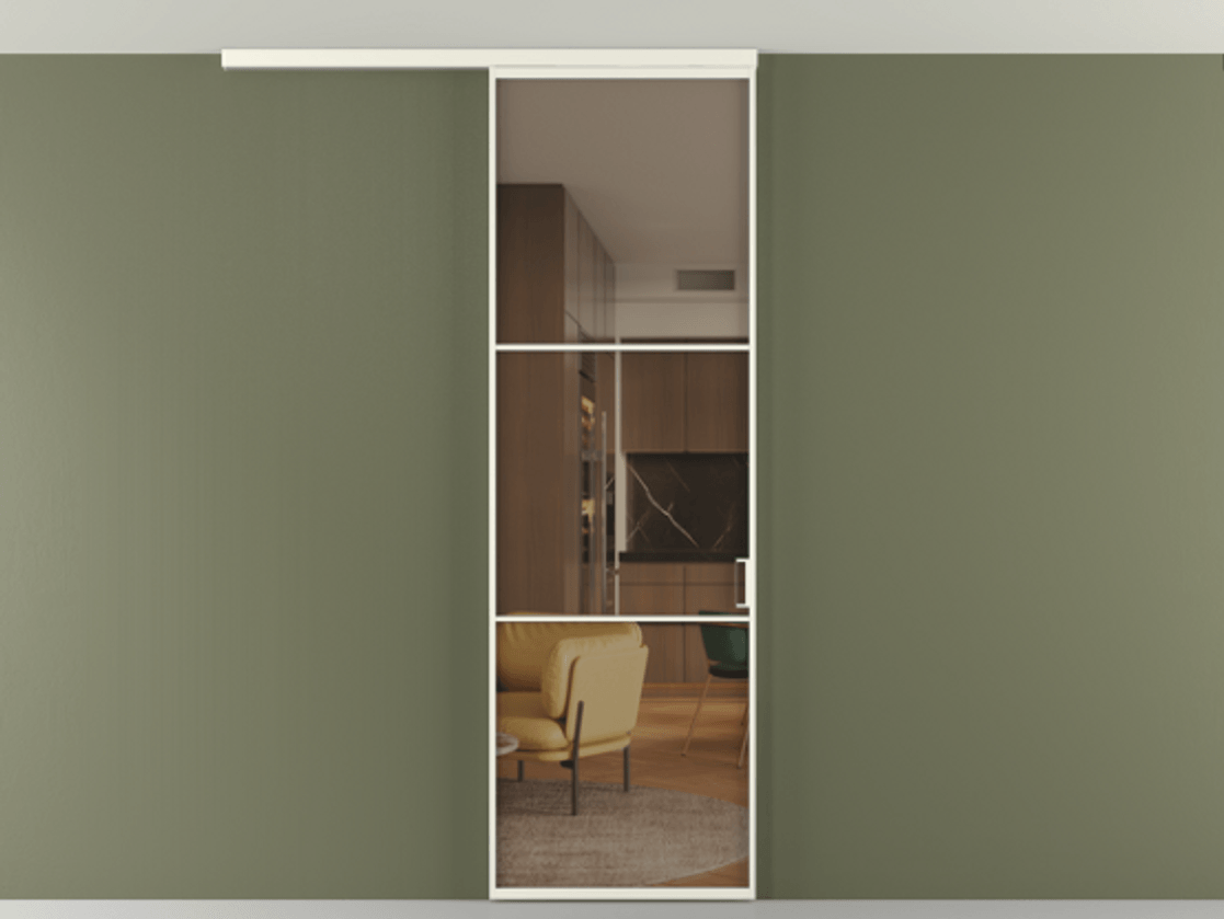 Перегородка Формато вдоль стены на потолок 1 створка АЛПР 040.03 Алюминий жемчужный Прозрачное бронзовое стекло, триплекс. Цена 147040 сом 1. Полотно 2 шт. (800/2100 мм)
2. Комплект установки раздвижной системы
3. Базовый комплект фурнитуры
4.Ручка Рондо. Фабрика дверей Волховец 8 (800) 551 43 19 Перегородка Формато вдоль стены на потолок 1 створка АЛПР 040.03 Алюминий жемчужный Прозрачное бронзовое стекло, триплекс Цена 147040 сом | Volhovec