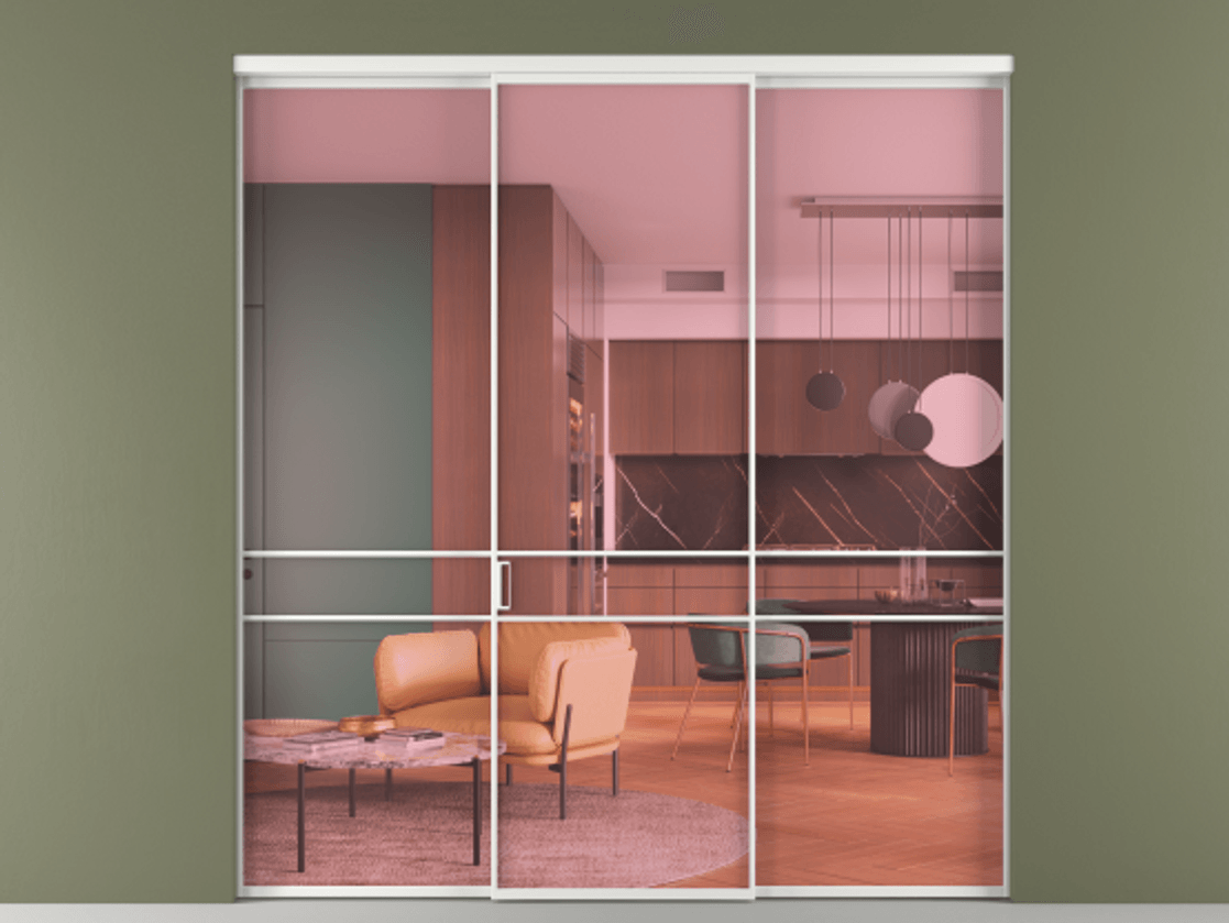 Перегородка Формато внутри проёма 3 створки АЛПР 040.02 Алюминий белоснежный Прозрачное розовое стекло, триплекс. Цена 345470 сом 1. Полотно 3 шт. (800/2100 мм)
2. Комплект установки раздвижной системы
3. Базовый комплект фурнитуры
4.Ручка Рондо. Фабрика дверей Волховец 8 (800) 551 43 19 Перегородка Формато внутри проёма 3 створки АЛПР 040.02 Алюминий белоснежный Прозрачное розовое стекло, триплекс Цена 345470 сом | Volhovec