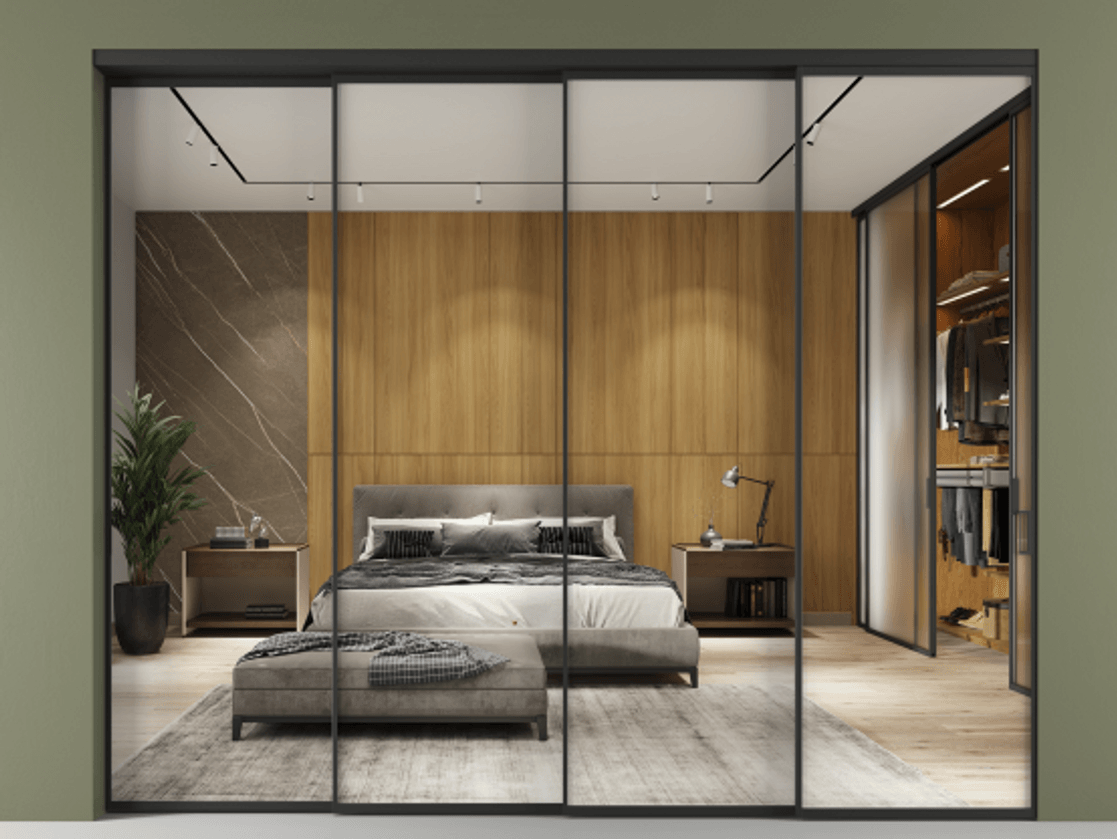 Перегородка Formato внутри проёма телескопик синхро-3 #VENDORCODE# #FURNISH# #GLASS# Цена #PRICE# #CURRENCY# | Volhovec
