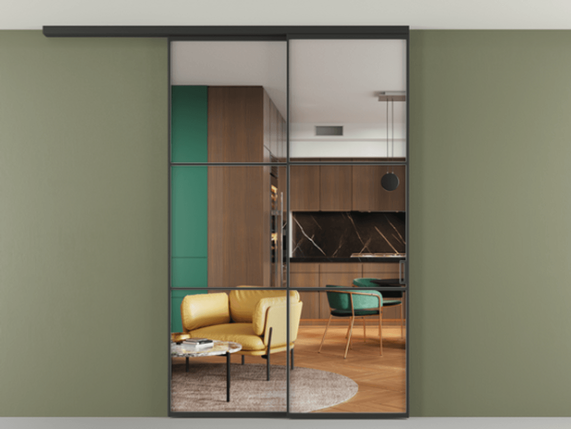 Перегородка Formato вдоль стены на потолок телескопик синхро 2 #VENDORCODE# #FURNISH# #GLASS# Цена #PRICE# #CURRENCY# | Volhovec