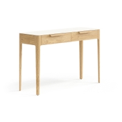 Консоль Piega 2 ящика дуб соломенный матовый