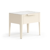 Тумба прикроватная Piega 1 ящик Матовый светло-бежевый