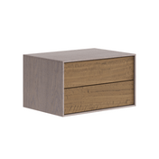 Тумба подвесная прикроватная Module 2 ящика ДДМ