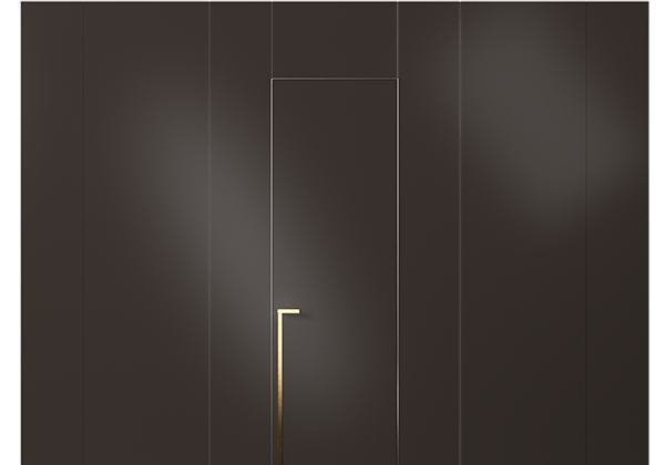 Панели для отделки стен Стеновая панель в эмали Матовый антрацит. Цвет Матовый антрацит. Материал Гладкая эмаль. Коллекция Эмаль. Картинка.