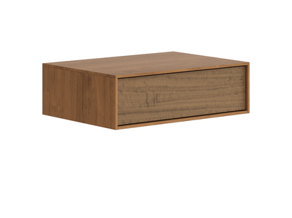 Мебель Тумба подвесная прикроватная Module 1 ящик. Цвет Лесной орех. Материал Ламинатин. Коллекция Тумба подвесная прикроватная Module 1 ящик. Картинка.