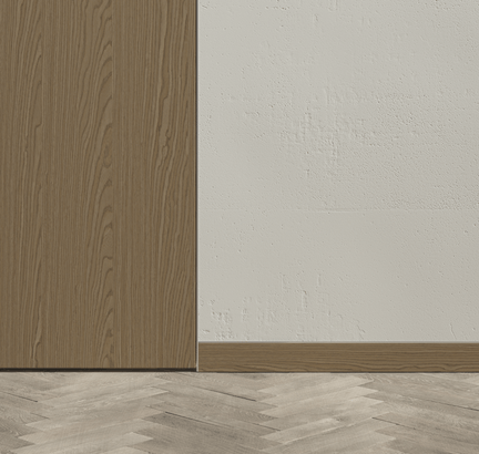 Плинтус Плинтус Скрытый. Цвет Дуб дымный матовый. Коллекция Плинтус Скрытый. Картинка.