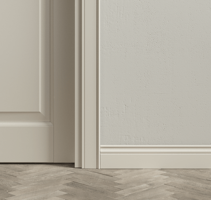 Плинтус Плинтус Классический. Цвет Матовый облачно-серый. Коллекция Плинтус Классический. Картинка.