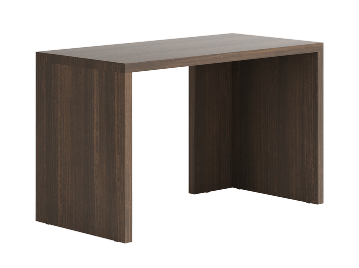 Мебель Стол Модуле письменный с двумя опорами. Цвет Эвкалипт мореный матовый. Материал Шпон эвкалипта НатурВуд. Коллекция Стол Модуле письменный с двумя опорами. Картинка.