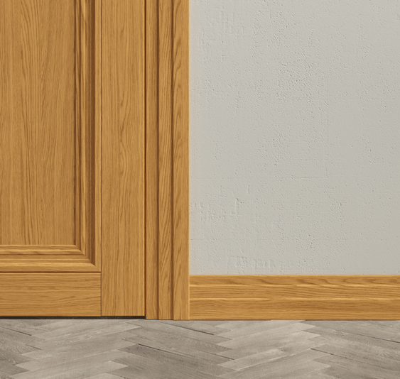 Плинтус Плинтус Каскадный. Цвет Ванильный дуб. Коллекция Плинтус Каскадный. Картинка.