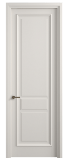 Дверь межкомнатная 6777 МПБЛ. Цвет Матовый пудровый белый. Материал Гладкая эмаль. Коллекция Шарм. Картинка.
