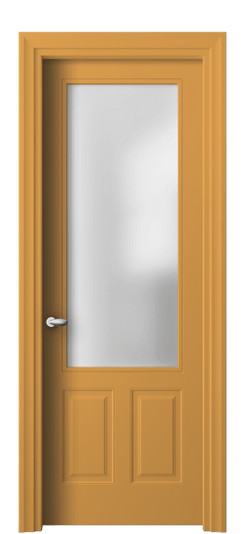Дверь межкомнатная 8522 Пастельно-жёлтый RAL 1034 САТ. Цвет RAL Пастельно-жёлтый RAL 1034. Материал Гладкая эмаль. Коллекция Эссе. Картинка.