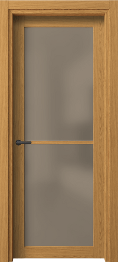 Дверь межкомнатная 2108 ВНД Бронза сатин триплекс. Цвет Ванильный дуб. Материал Ламинатин. Коллекция Нео. Картинка.