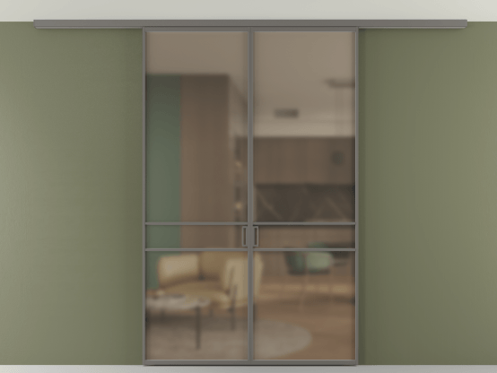 Алюминевая перегородка АЛПР 040.02_АКЛС_Бронза сатин триплекс_new. Цвет Алюминий классический серый. Материал Алюминий в эмали. Коллекция Перегородка Формато вдоль стены на потолок 2 створки. Фото. Алюминевая перегородка АЛПР 040.02_АКЛС_Бронза сатин триплекс_new. Цвет Алюминий классический серый. Материал Алюминий в эмали. Коллекция Перегородка Формато вдоль стены на потолок 2 створки. Картинка.