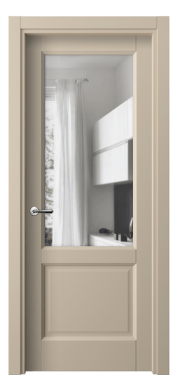 Межкомнатная дверь 1422 ПЭСБ Прозрачное стекло. Цвет ПЭТ светло-бежевый. Материал ПЭТ. Коллекция Galant. Фото. Дверь межкомнатная 1422 ПЭСБ Прозрачное стекло. Цвет ПЭТ светло-бежевый. Материал ПЭТ. Коллекция Galant. Картинка.