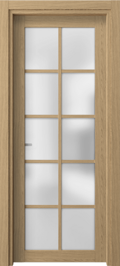 Дверь межкомнатная 2106 ЖМД САТ. Цвет Жемчужный дуб. Материал Ламинатин. Коллекция Neo1. Картинка.