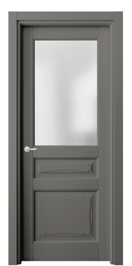 Дверь межкомнатная 6324 БКЛС САТ. Цвет Бук классический серый. Материал Массив бука эмаль. Коллекция Toscana Elegante. Картинка.