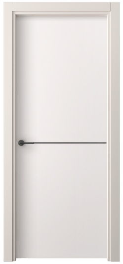 Дверь межкомнатная 4207 ПЭКС. Цвет ПЭТ кремово-серый. Материал ПЭТ. Коллекция Freedom. Картинка.