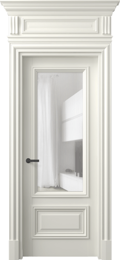 Дверь межкомнатная 7306 БЖМ DUNE. Цвет Бук жемчуг. Материал Массив бука эмаль. Коллекция Antique. Картинка.