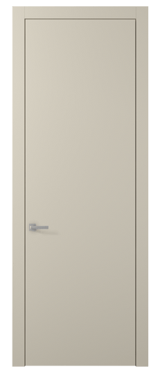 Дверь межкомнатная 0010 МБСР. Цвет Матовый бежево-серый. Материал Гладкая эмаль. Коллекция Planum. Картинка.