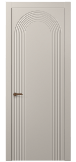 Дверь межкомнатная АКП 8648 МСБЖ. Цвет Матовый светло-бежевый. Материал Гладкая эмаль. Коллекция Альба. Картинка.