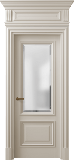 Дверь межкомнатная 7302 БСБЖ САТ-Ф. Цвет Бук светло-бежевый. Материал Массив бука эмаль. Коллекция Antique. Картинка.