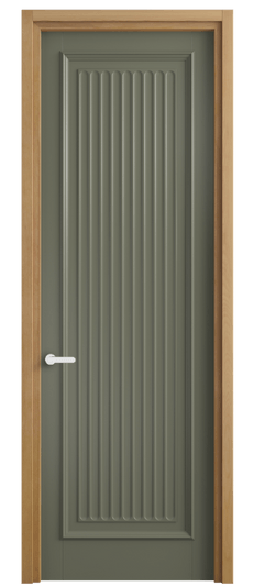 Дверь межкомнатная 6701 БОТ. Цвет Бук оливковый тёмный. Материал Массив бука эмаль. Коллекция Charm. Картинка.