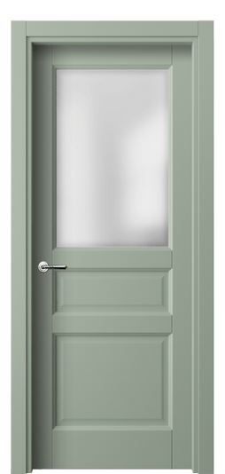Дверь межкомнатная 1432 ПЭСО САТ. Цвет ПЭТ светло-оливковый. Материал ПЭТ. Коллекция Galant. Картинка.
