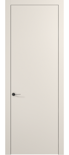 Дверь межкомнатная 0010 ПЭКБ. Цвет ПЭТ кремово-белый. Материал ПЭТ. Коллекция Planum Pro. Картинка.