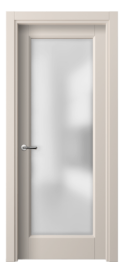 Дверь межкомнатная 1402 ПЭПБ САТ. Цвет ПЭТ пудровый бежевый. Материал ПЭТ. Коллекция Galant. Картинка.
