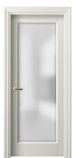 Дверь межкомнатная 1402 МЖМ САТ. Цвет Матовый жемчужный. Материал Гладкая эмаль. Коллекция Galant. Картинка.