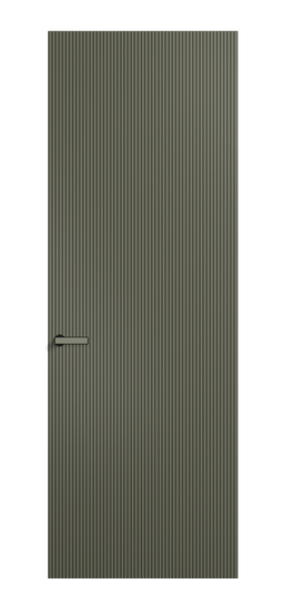 Дверь межкомнатная 8201 МОТ. Цвет Матовый оливковый тёмный. Материал Гладкая эмаль. Коллекция Velvet. Картинка.