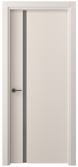 Дверь межкомнатная 4222 ПЭПБ СЕР САТ. Цвет ПЭТ пудровый бежевый. Материал ПЭТ. Коллекция Freedom. Картинка.