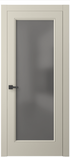 Дверь межкомнатная 8300 МБСР СЕР САТ. Цвет Матовый бежево-серый. Материал Гладкая эмаль. Коллекция Linea. Картинка.