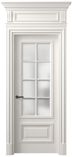 Дверь межкомнатная 7316 БПБЛ САТ. Цвет Бук пудровый белый. Материал Массив бука эмаль. Коллекция Antique. Картинка.