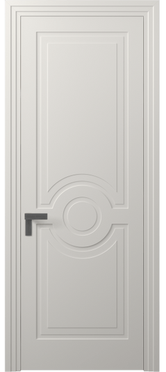 Дверь межкомнатная АКП 8361 МПБЛ. Цвет Матовый пудровый белый. Материал Гладкая эмаль. Коллекция Rocca. Картинка.