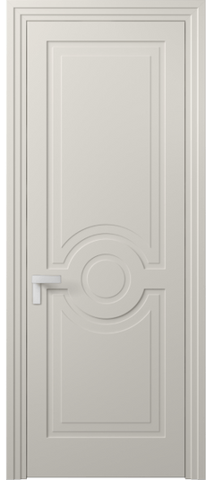 Дверь межкомнатная 8361 МОС. Цвет Матовый облачно-серый. Материал Гладкая эмаль. Коллекция Rocca. Картинка.