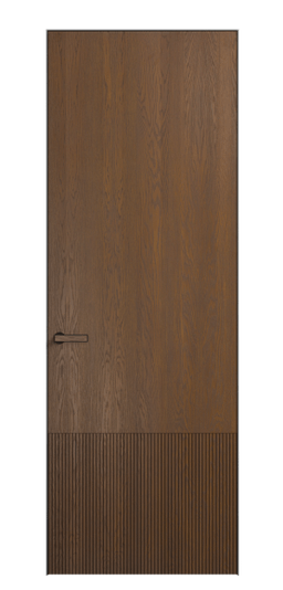 Дверь межкомнатная ПУ 8202 ДКШ.М Дуб каштановый матовый. Цвет Дуб каштановый матовый. Материал Массив дуба матовый. Коллекция Velvet. Картинка.
