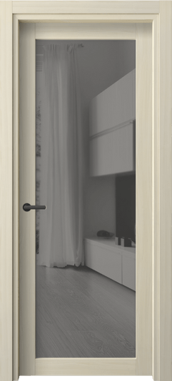 Дверь межкомнатная 2102 МОЯ ЗЕР СЕР. Цвет Молочный ясень. Материал Сиплекс ламинатин. Коллекция Нео. Картинка.