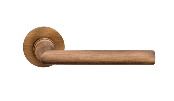 Ручки для дверей Ручка дверная Изабелла. Цвет Матовая бронза. Коллекция Изабелла. Картинка.