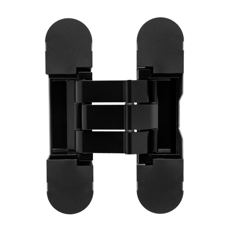 Фурнитура для дверей Скрытая петля прямого открывания для скрытого и компланарного короба. Цвет Чёрный. Коллекция Скрытая петля прямого открывания для скрытого и компланарного короба. Картинка.