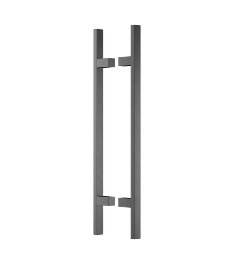 Ручки для дверей Ручка дверная Солид. Цвет Матовый графит PVD. Коллекция Солид. Картинка.