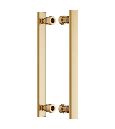 Ручки для дверей Ручка дверная Лукреция Пулл. Цвет Матовое золото PVD. Коллекция Лукреция Пулл. Картинка.
