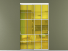 Перегородка Формато внутри проёма 2 створки