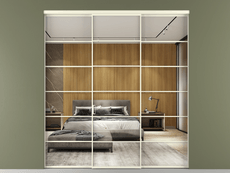 Перегородка Формато внутри проёма 3 створки