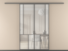 Перегородка Мозаик вдоль стены 2 створки