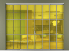 Перегородка Формато внутри проёма 4 створки