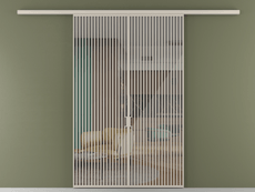 Перегородка Формато вдоль стены 2 створки