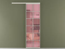 Перегородка Формато вдоль стены 1 створка