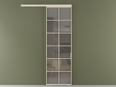 Перегородка Формато вдоль стены 1 створка